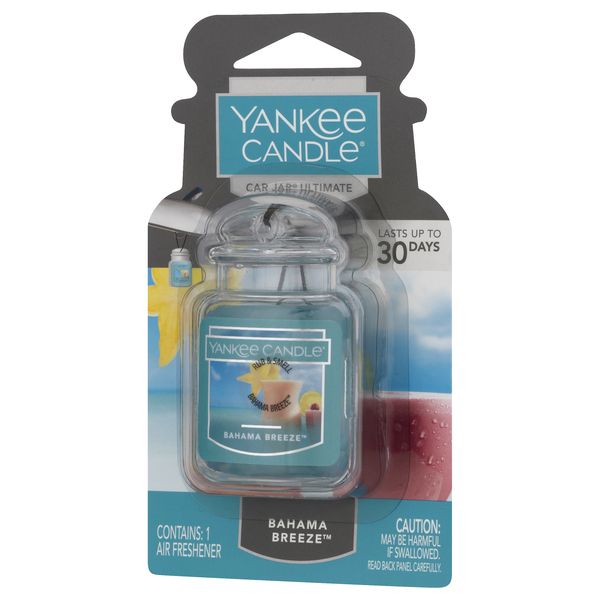 Yankee Candle Car Jar Ultimate New Car Scent Air Freshener, 1 ct