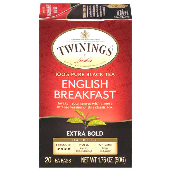 Twinings of London Classics English Breakfast Black Tea Bags - 20 ct box