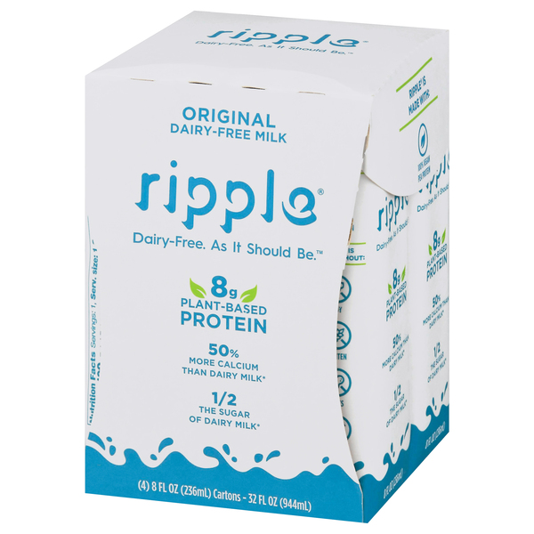 Ripple Shelf-Stable Non-Dairy Kids Milk (6-Pack)