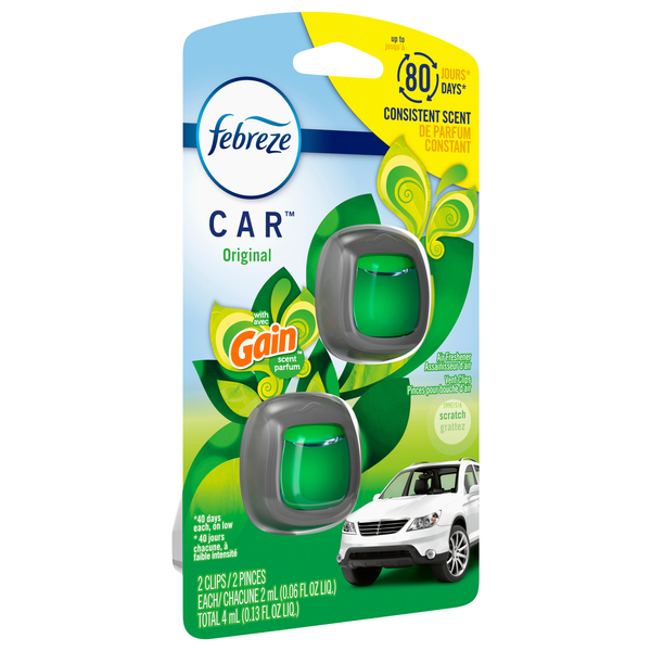  Febreze Car Vent Air Freshener, Midnight Storm, 0.06