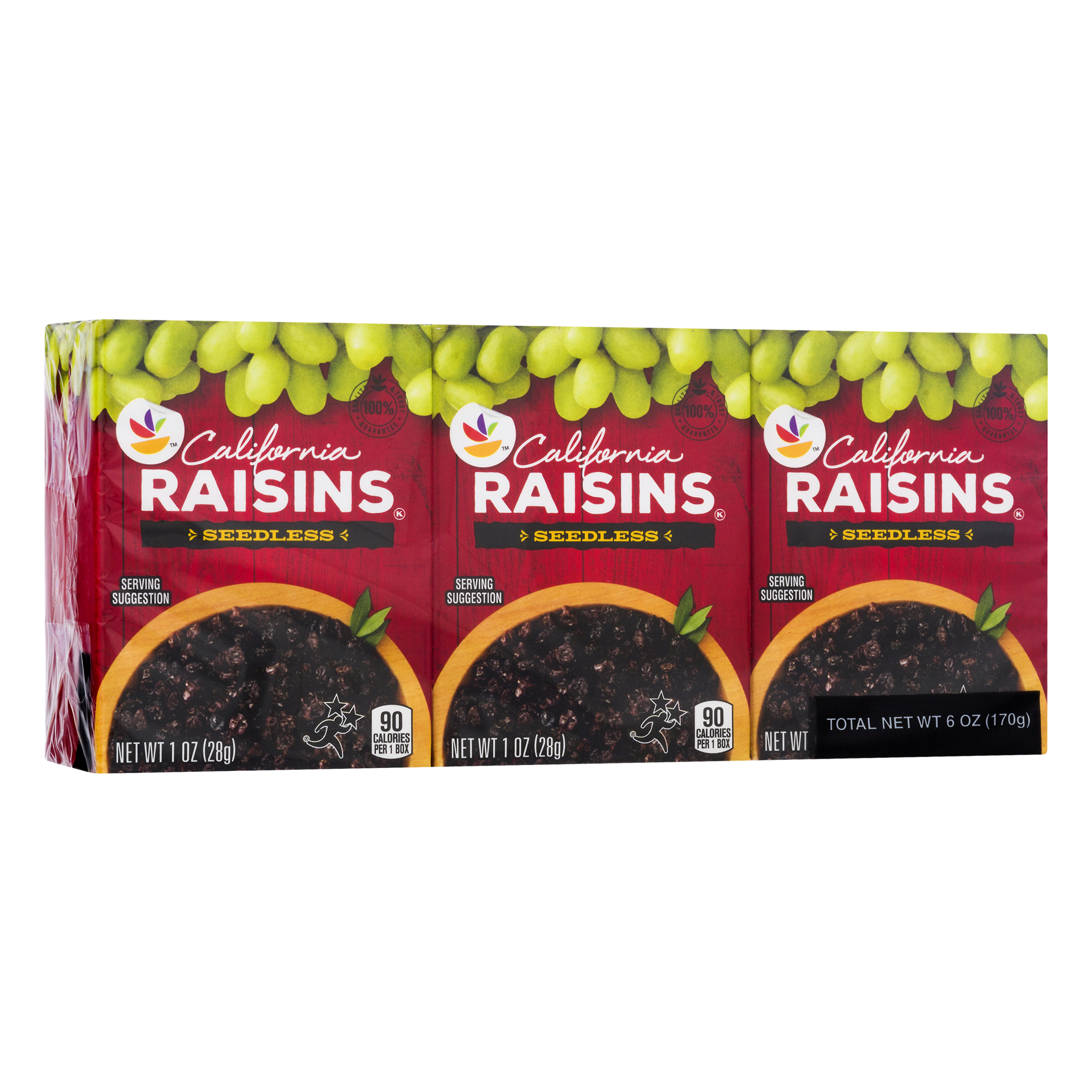 Our Brand California Seedless Raisins Boxes - 6 ct | MARTIN'S