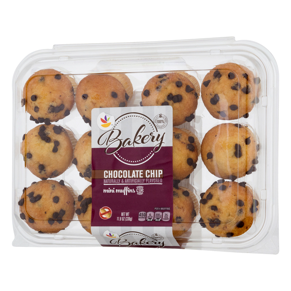 Our Brand Bakery Chocolate Chip Mini Muffins - 12 ct - 11.8 oz pkg