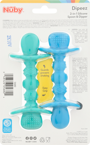 Silicone Dipeez Baby Feeding Spoon