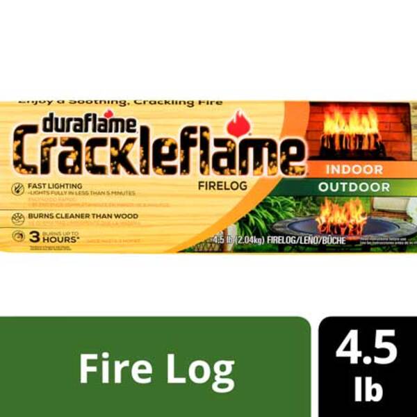 Duraflame Crackleflame Fire Log Indoor Outdoor - 4.5 lb bag | GIANT