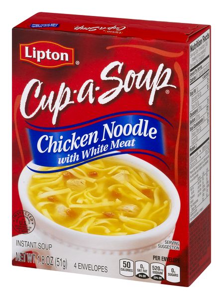 Chicken Noodle Lipton Cup-a-Soup Instant Soup Mix