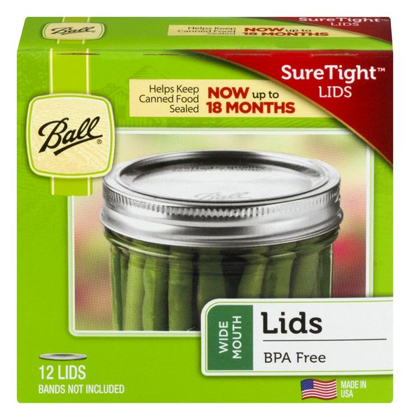 Ball 18-Count 24-Ounce Wide Mouth Jars with Lids and Bands