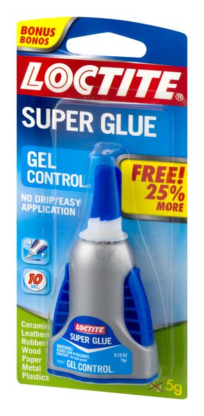 Krazy Glue Super Glue, Maximum Bond, Wood & Leather, Precision Tip - 0.07 oz