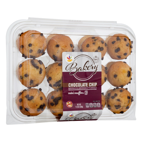 Our Brand Bakery Chocolate Chip Mini Muffins - 12 ct - 11.8 oz pkg