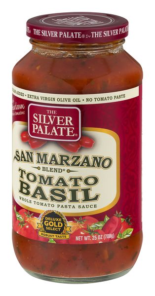 The Silver Palate Pasta Sauce Whole Tomato San Marzabi Blend Tomato Basil -  25 oz jar | Stop & Shop