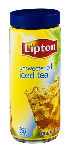 Lipton Iced Tea Mix Black Tea, Caffeinated, Makes 30 Quarts, 3 oz Can