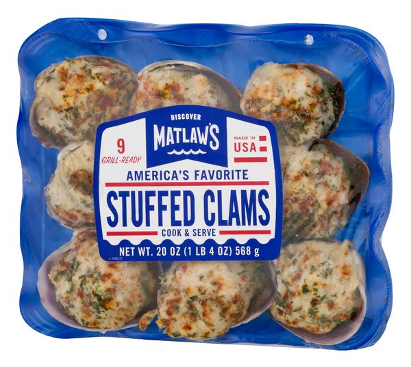 Matlaws Stuffed Clams, New England Style