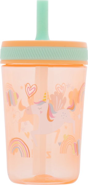 Zak! Leak-Proof Tumbler Unicorn & Rainbows 15 oz