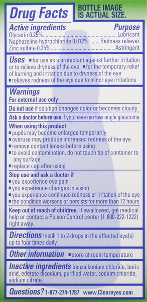 Save on Clear Eyes ACR Allergy Relief Eye Drops Order Online Delivery