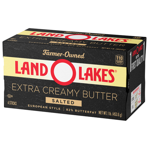 Land O Lakes Unsalted Stick Butter, 16 oz, 4 Sticks