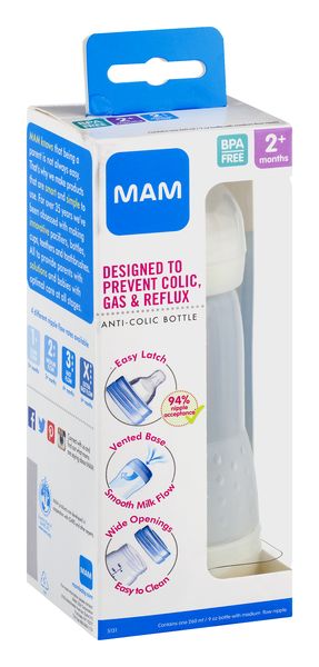 Mam Usa Mam Anti-colic Bottle, 9 Oz, 2-count, Bo 