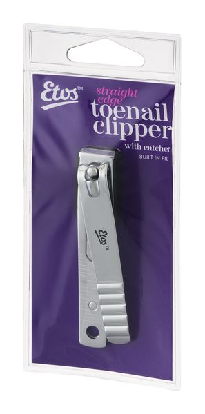 Straight Toenail Clipper, Includes Catcher