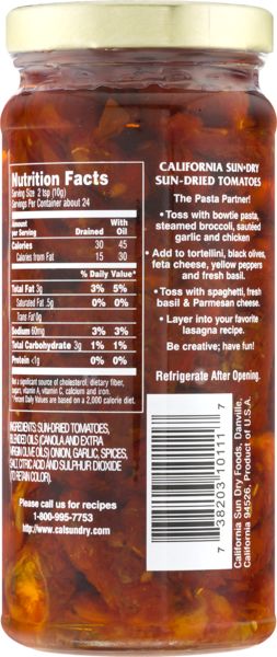 The Nutritional Information of Sun-Dried Tomatoes