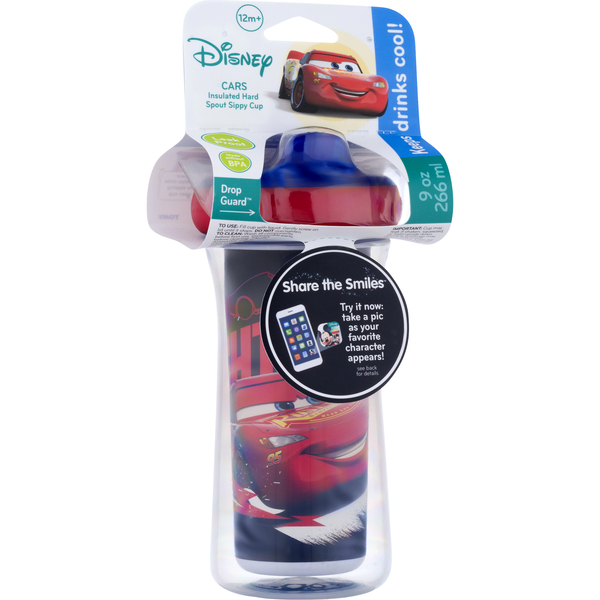 Disney/Pixar Cars Insulated Straw Cup BPA-Free - 9 oz 1 pack 
