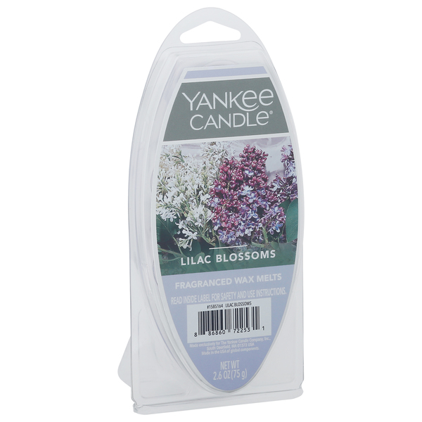 Yankee Candle Wax Melts, Lilac Blossoms - 6 candles, 2.6 oz