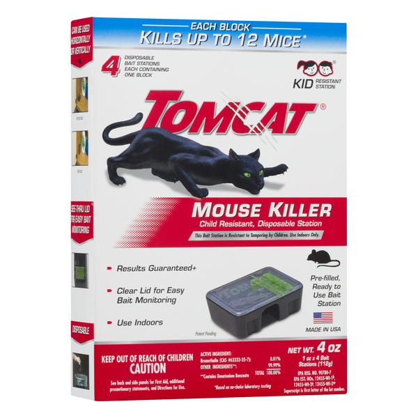 Tomcat Disposable Bait Station Mouse Killer II