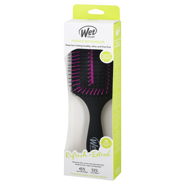 Wet Brush Shine Enhancer Brush | Black