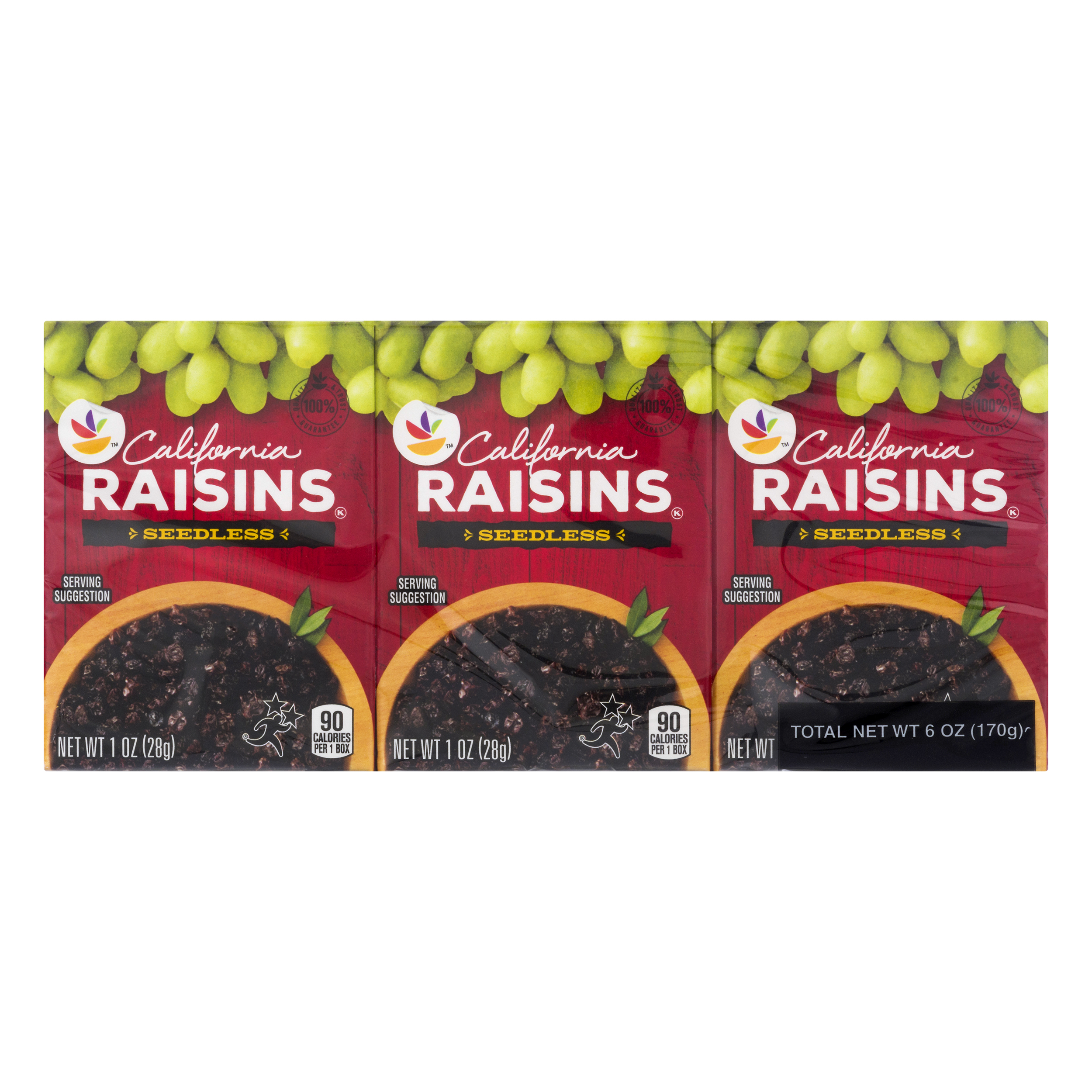 raisin2 フル&ベジ各6缶 Our Brand California Seedless Raisins Boxes - 6 ct | MARTIN'S