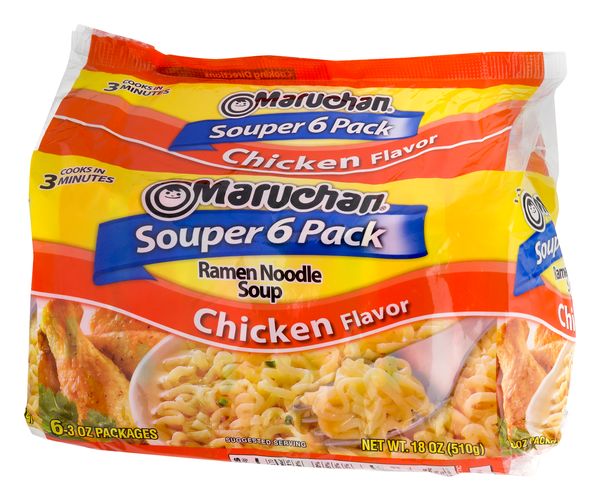 Nissin Top Ramen Noodle Soup Chicken Flavor - 12 ct - 3.0 oz pkg