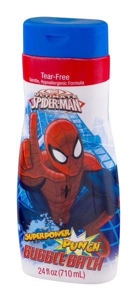 Marvel Bubble Bath, Ultimate Spider-Man, Superpower Punch, Bar Soap & Body  Wash