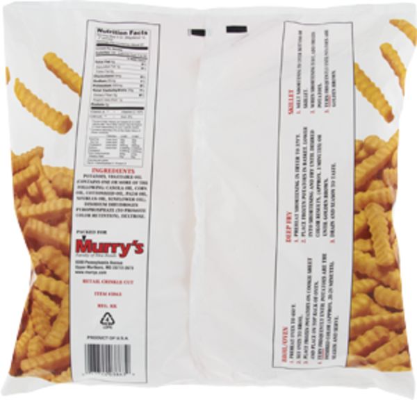 Crinkle Cut Fries 5 Lb Box - GJ Curbside