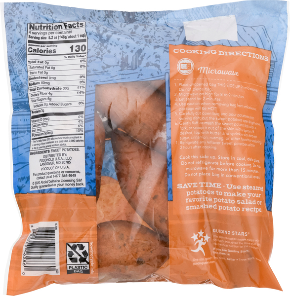 Steamables Sweet Potatoes Whole Fresh, 1.5 lb Bag