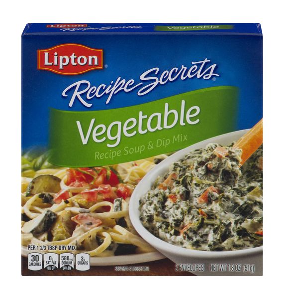 Lipton Recipe Secrets Onion Dry Soup and Dip Mix, 2 oz, 2 Pack