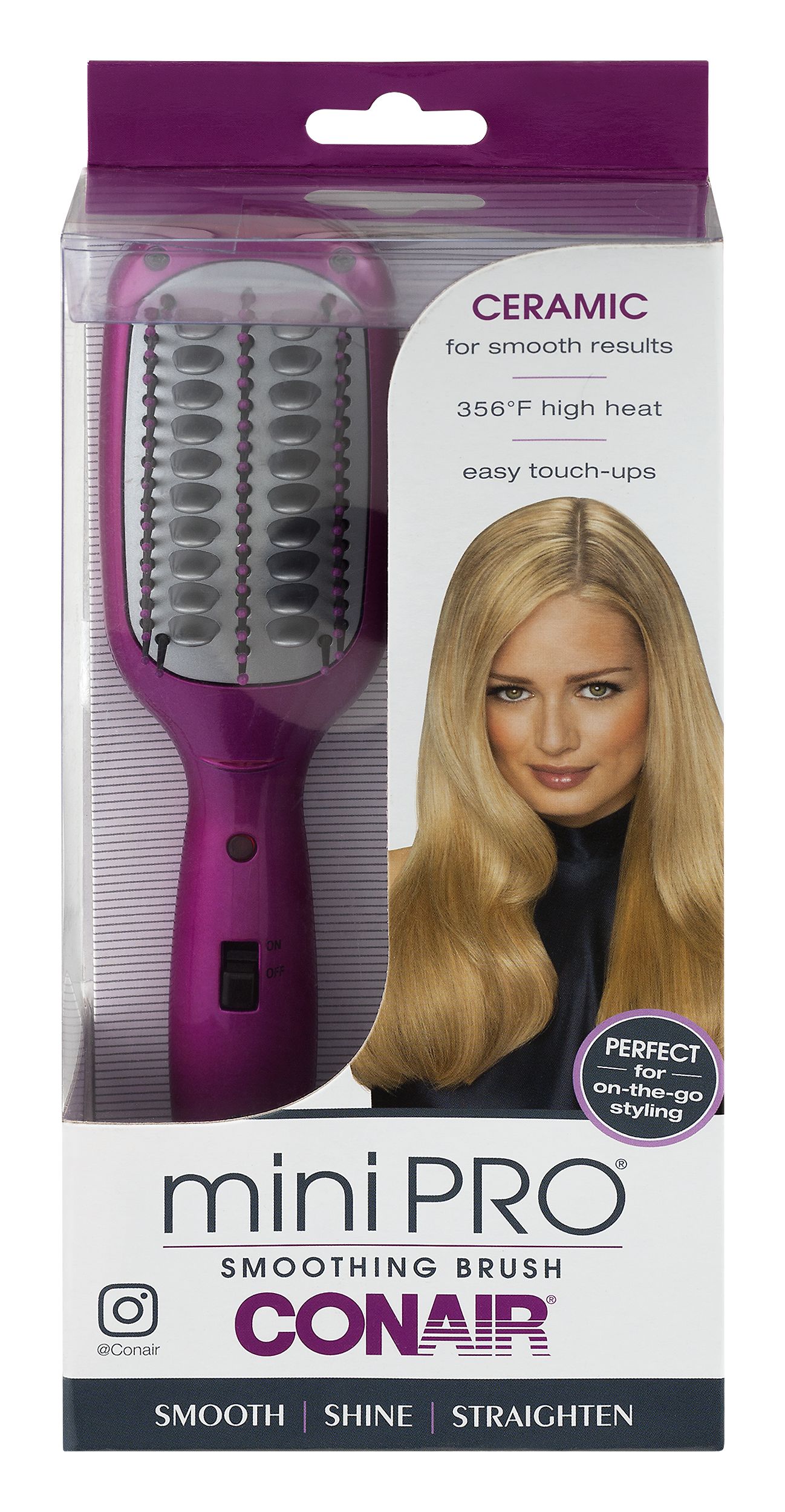 Conair smooth and straighten clearance brush