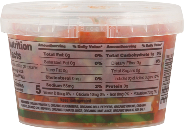 Sunbelt Salsa Fresh Organic - 16 oz tub