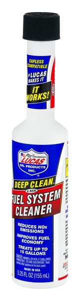 Lucas Deep Clean Fuel System Cleaner - 5.25 oz btl