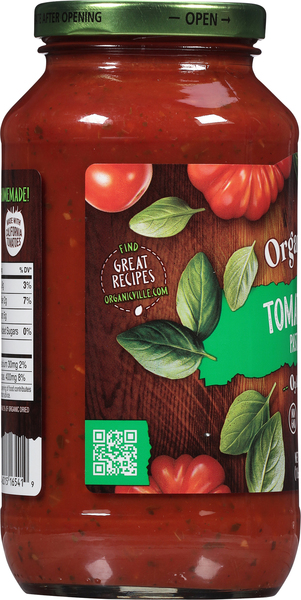 Organicville Pizza Sauce Organic - Gluten Free