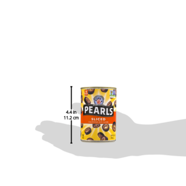 Pearls Olives, California Ripe, Sliced - 6 pack, 6.5 oz cans