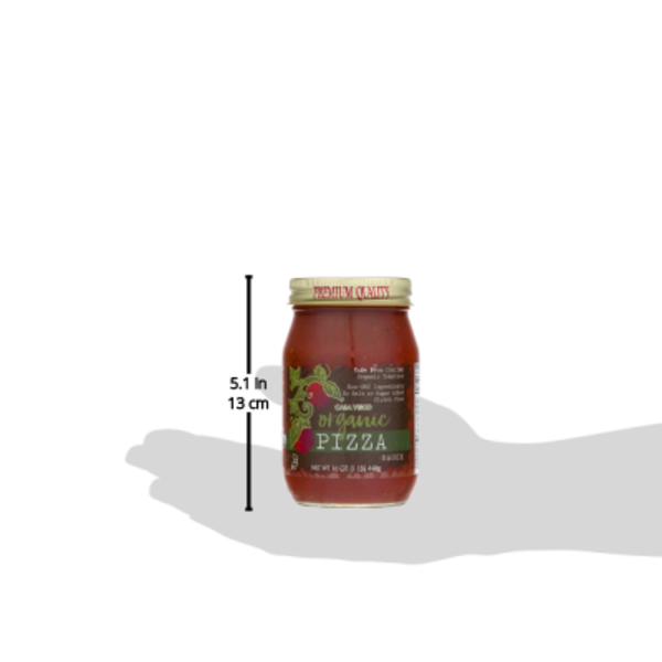 Casa Visco Pizza Sauce Gluten Free Organic - 16 oz jar