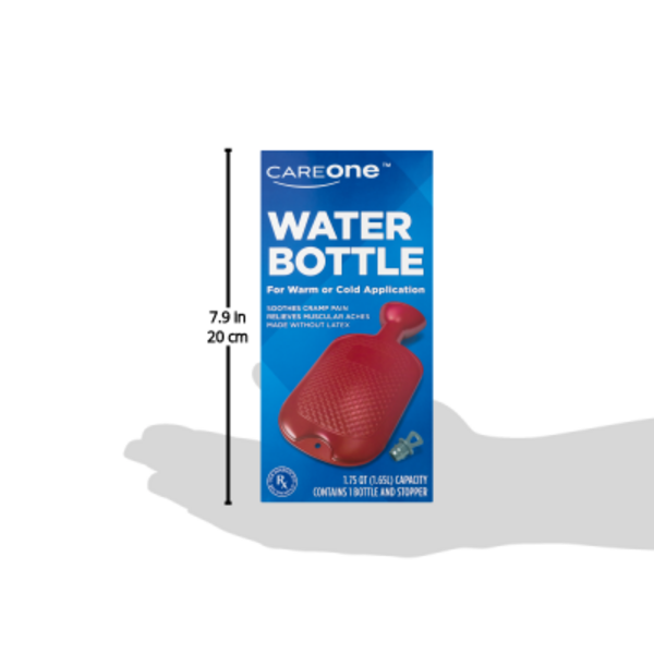 TopCare 1.75 Quart Water Bottle & Stopper - For Warm or Cold Application, First Aid & Wound