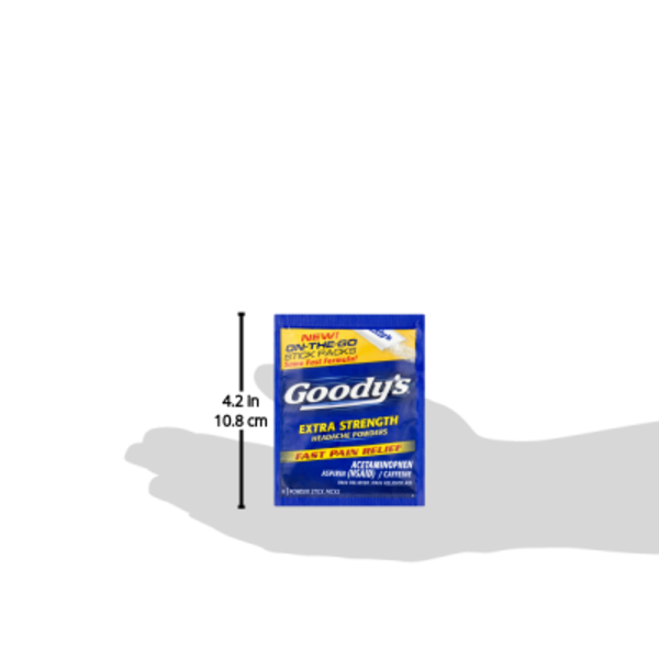 Goody's Back and Body Pain Relief Powder, 24 Powder Sticks