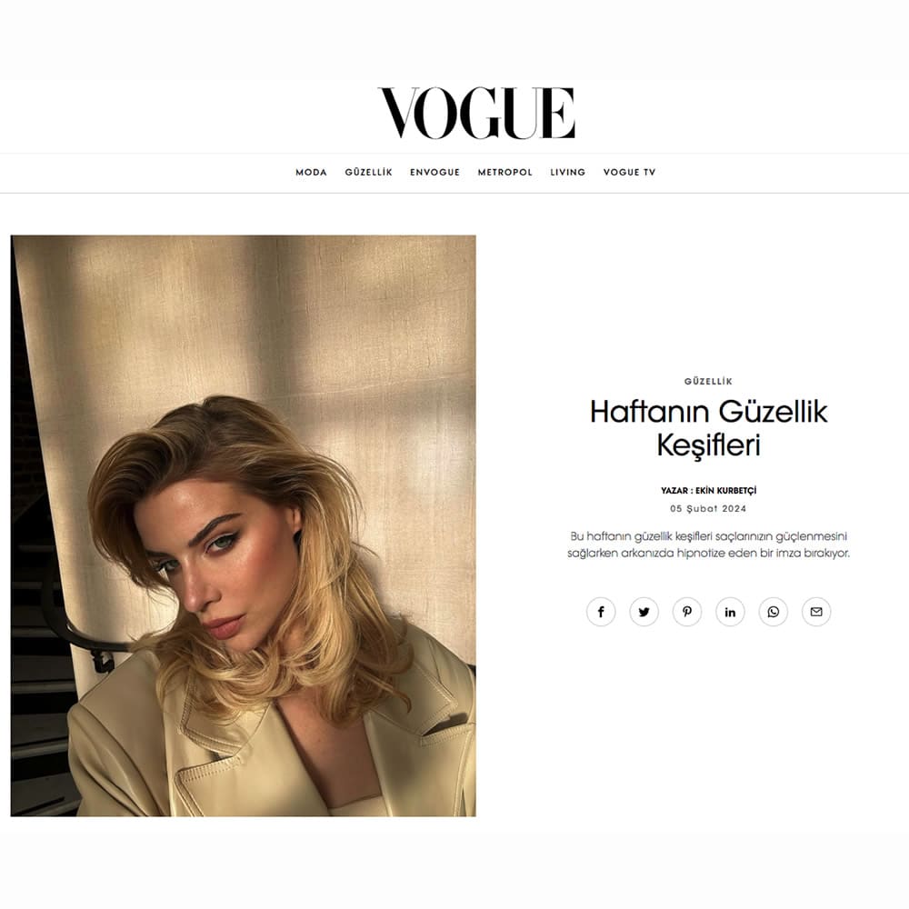 Haftanın Güzellik Keşifleri Vogue