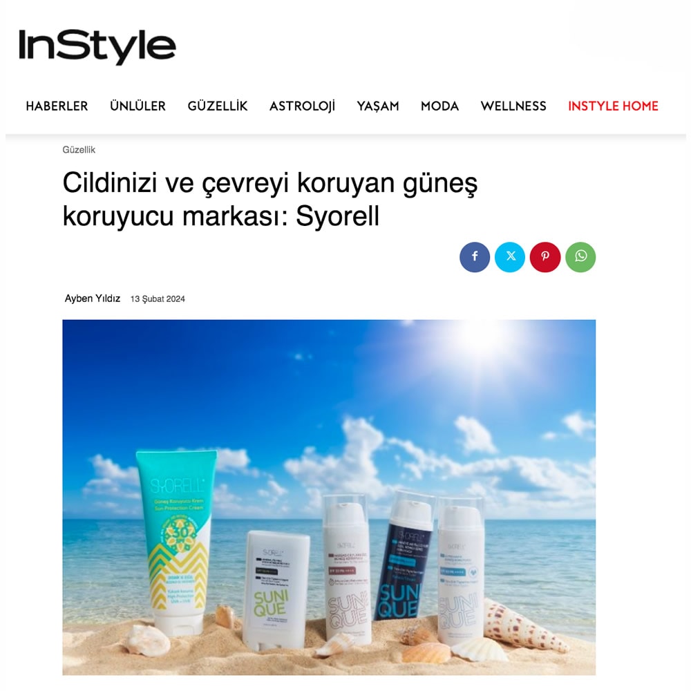 Cildinizi ve çevreyi koruyan güneş koruyucu markası: Syorell