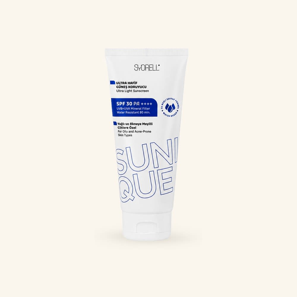 SUNIQUE Yağlı Ve Akneli Ciltlere Özel Güneş Koruyucu Krem 30 SPF