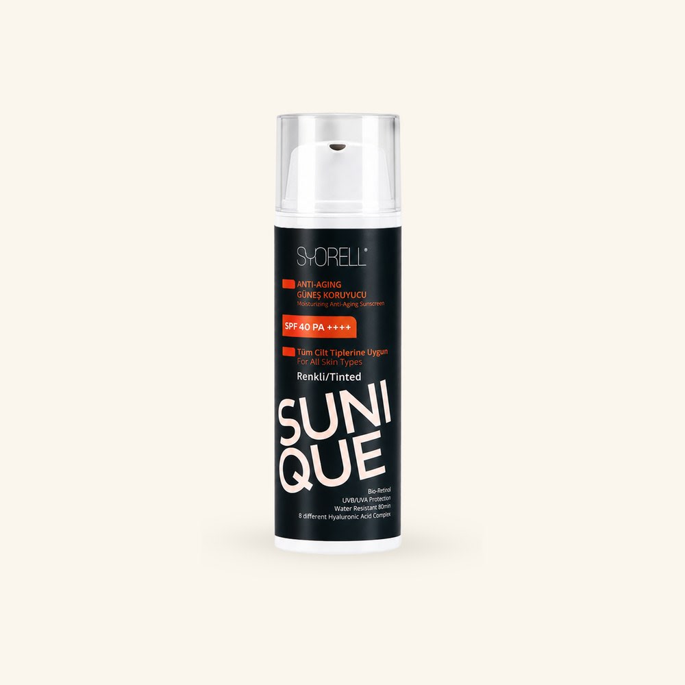 Sunique Anti-Aging Renkli SPF 40
