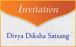 Divya Diksha Satsang Invitation