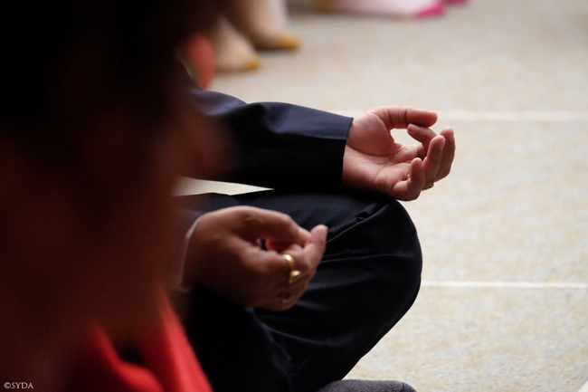 meditation participant