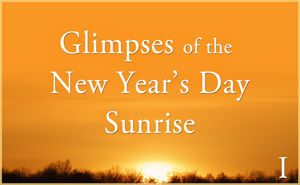 Glimpses of the New Yearâs Day Sunrise 2021