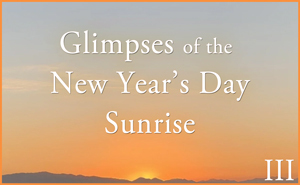 Glimpses of the New Yearâs Day Sunrise 2021 III