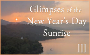 Glimpses of the New Yearâs Day Sunrise 2022 III