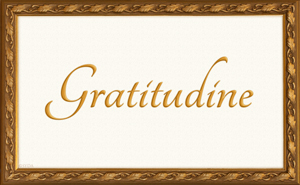 Gratitude - Italian