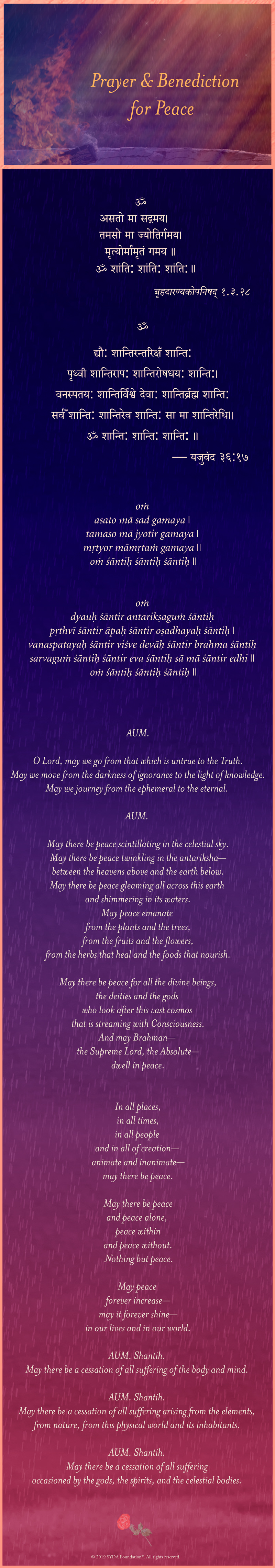 Prayer for Peace
